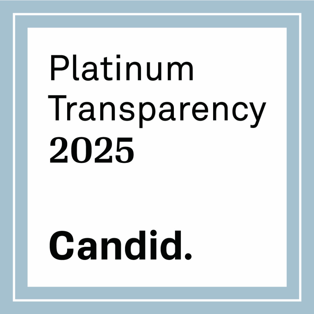 The Candid/Guidestar 2025 Platinum Seal of Transparency 