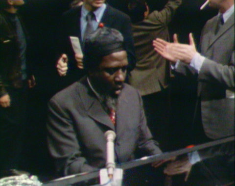 Thelonious Monk planing piano
