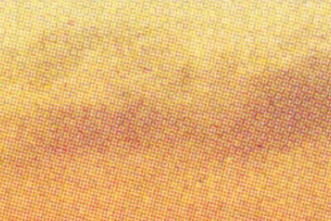 a grainy yellow texture of sky (this is an extreme close-up of the cover image of Andy Shauf's new record, Norm