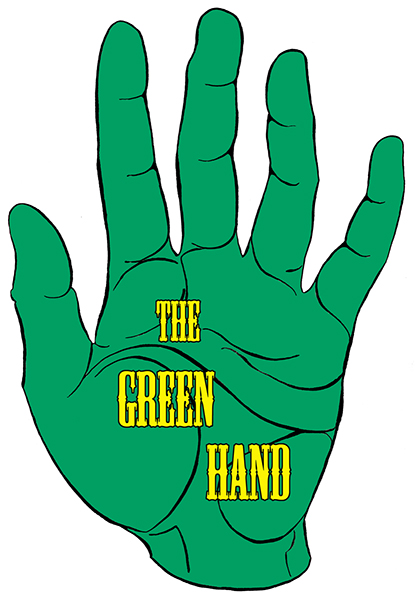 Green Hand Bookshop's logo