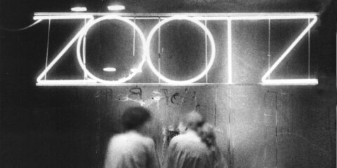 The original Zootz neon sign in 1989.